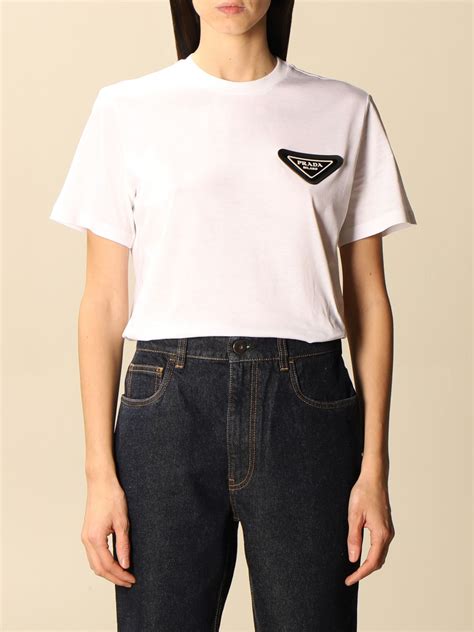 prada t-shirt women|prada women long sleeve.